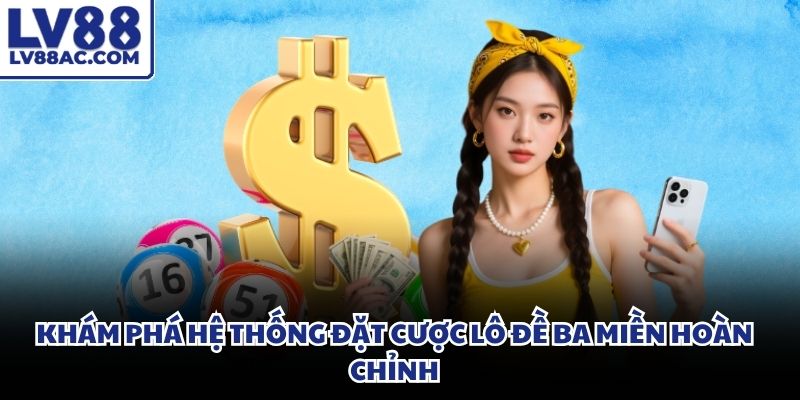 Giao diện đặt cược xổ số LV88 trực tuyến tích hợp đầy đủ tính năng hiện đại